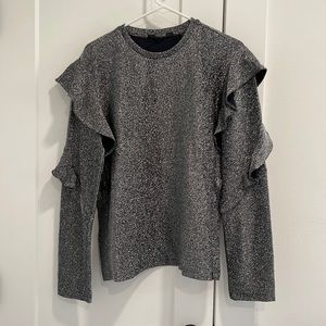 Scotch & Soda long sleeve ruffle top